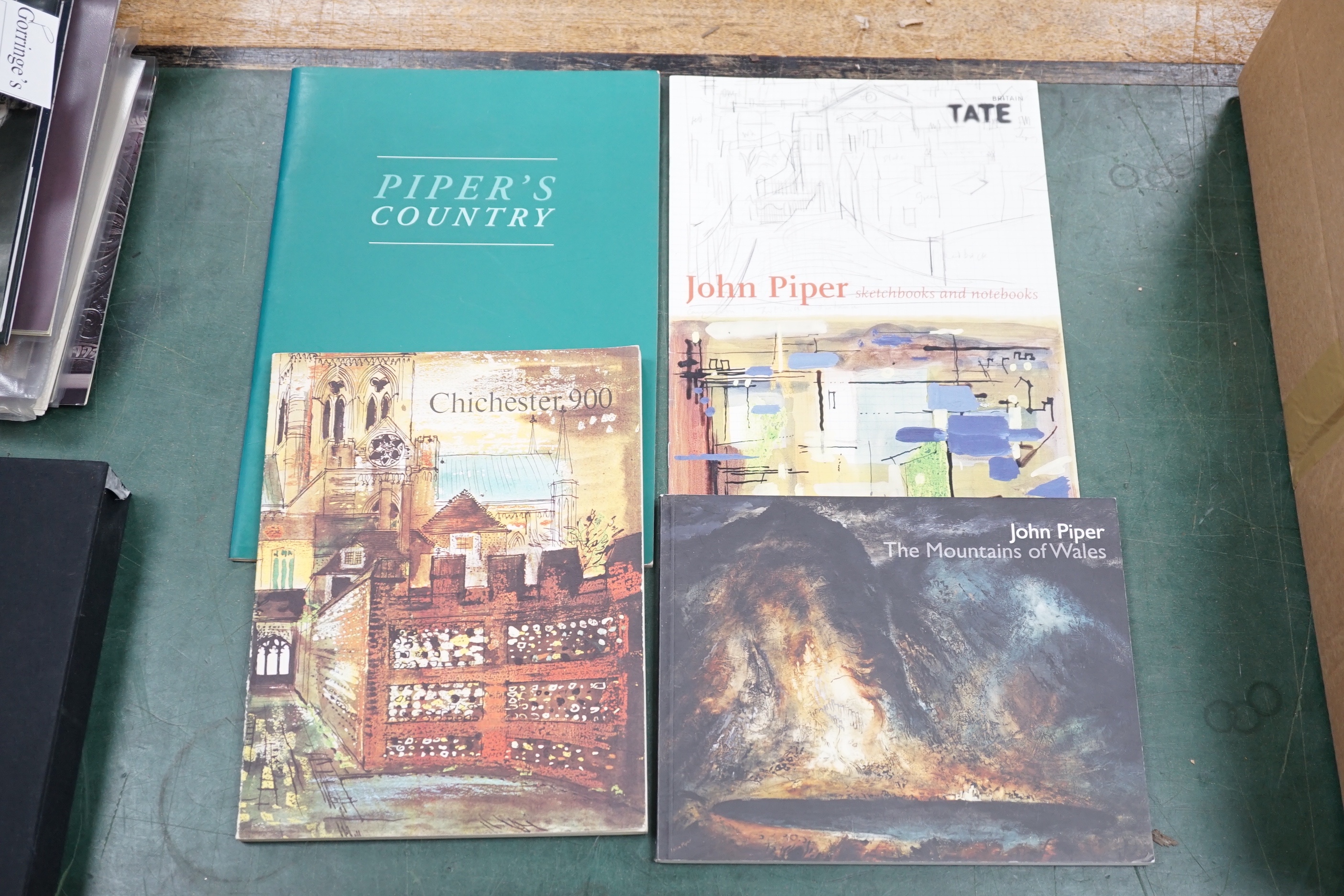 Piper, John - 21 works, about or illustrated by:- Levinson, Orde - The Complete Graphic Works. A Catalogue Raisonne 1923-1983; Faber and Faber, 1983; Fowler-Wright, et al - Piper in Print, 2010; The Tate Gallery exhibiti